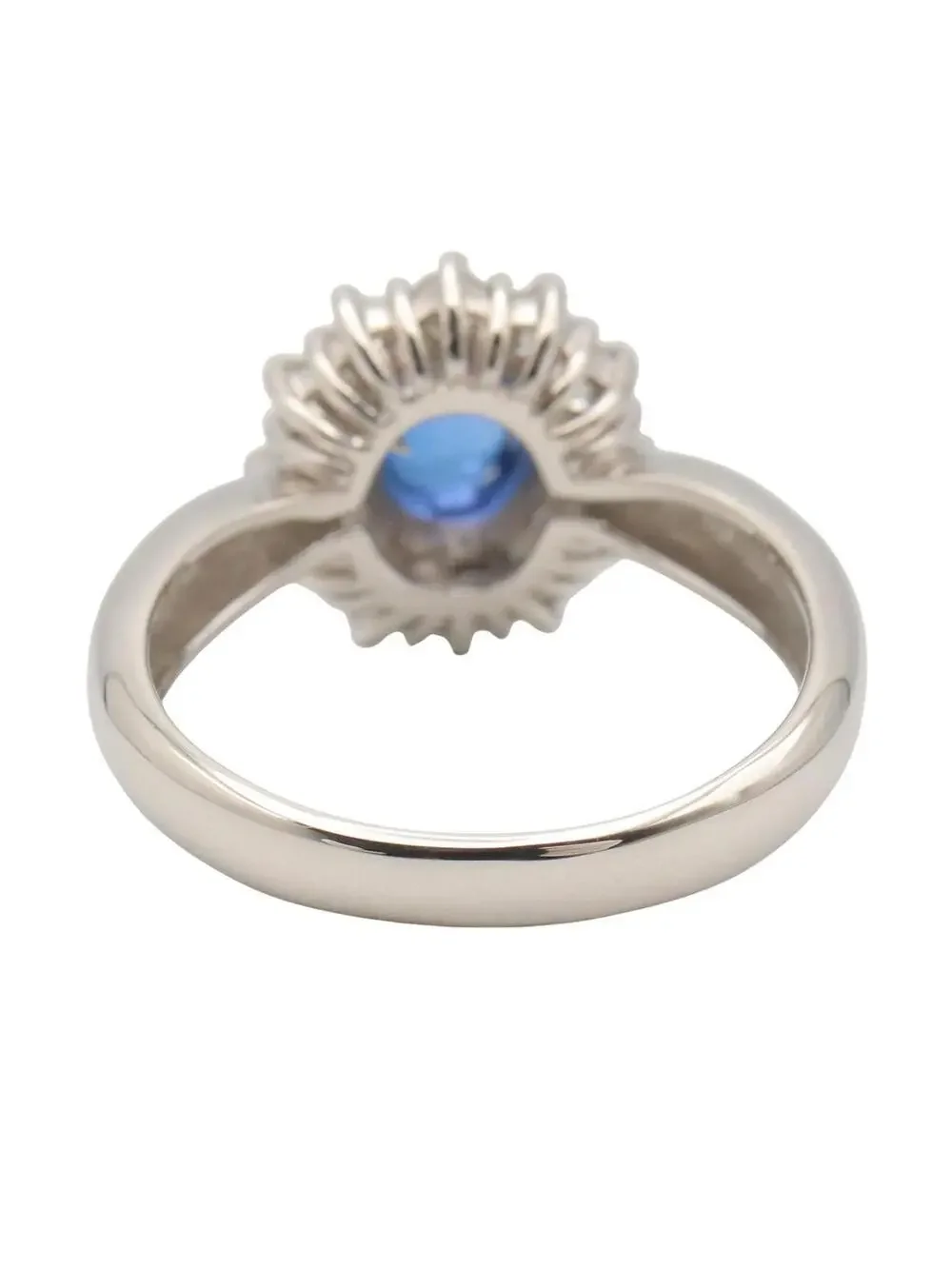 Jewelry Sapphire Diamond Ring Platinum #300151J68B